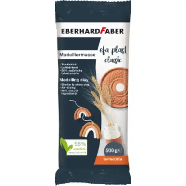 Modelliermasse EFA Plast classic terrakotta