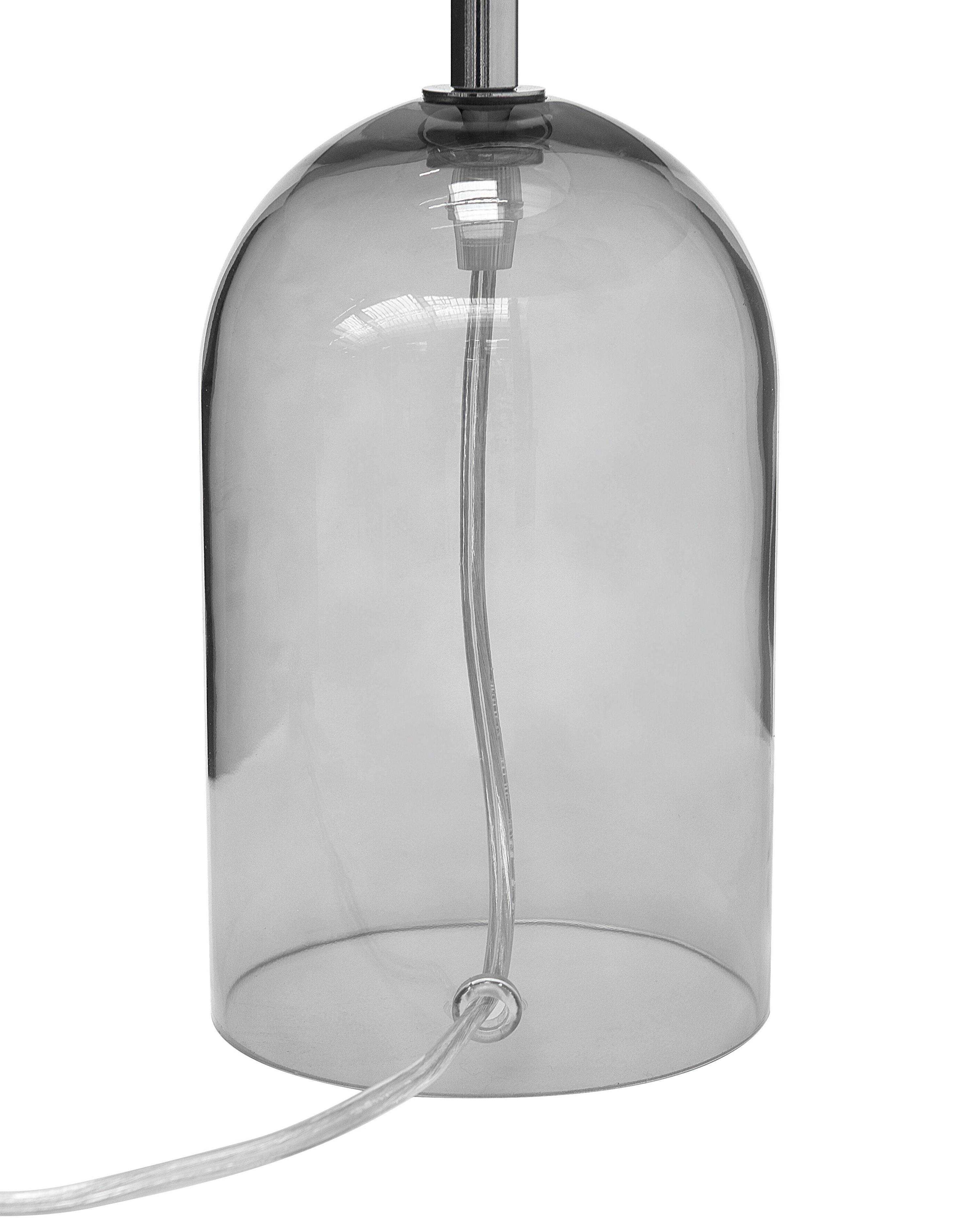 Tafellamp DEVOLL Glas Grijs