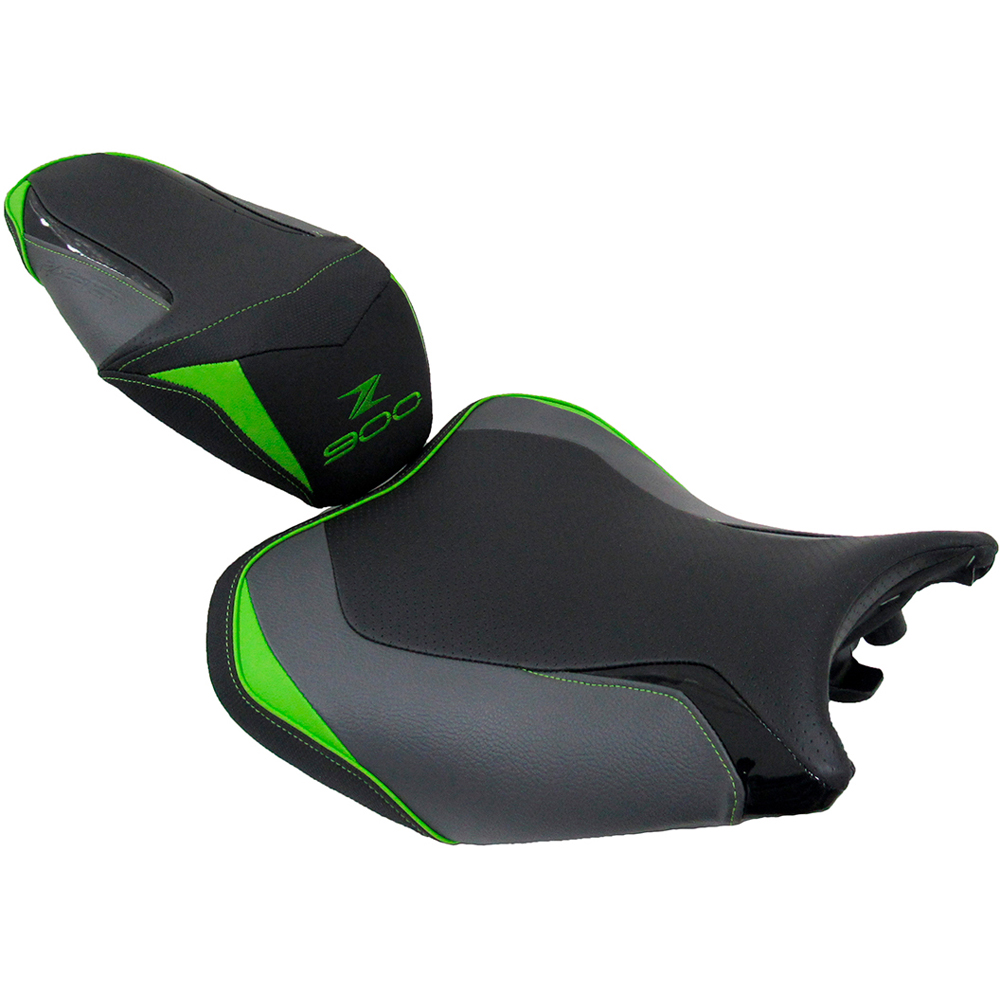 Bagster - Selle Ready Luxe série spéciale Z900 (2017-2019) Noir / Anthracite / Noir Brillant / Vert fluo