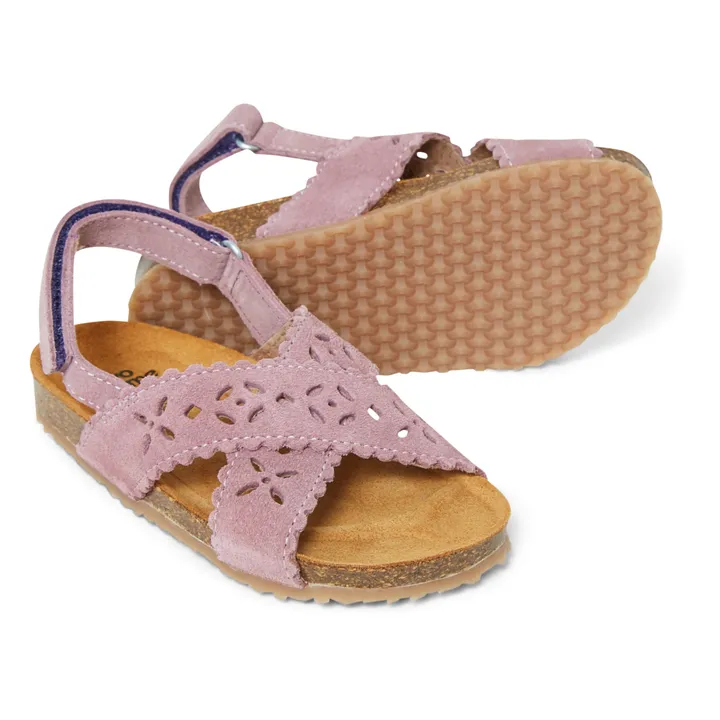 Pèpè Sandales Croisées Suede - Two Con Me | Violet