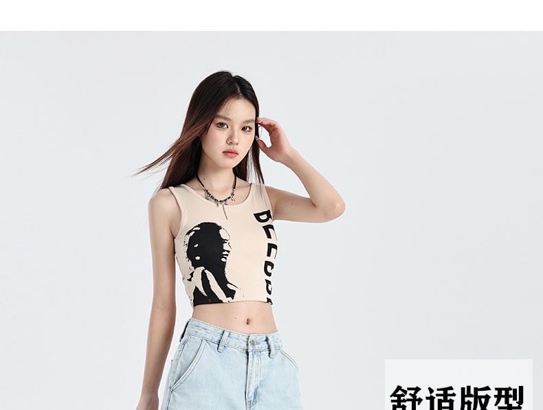 Denimot - Mid Rise Washed Denim Shorts