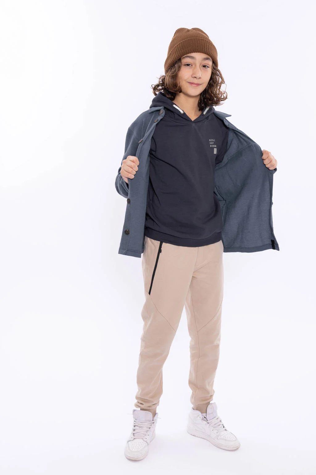 No Way Monday hoodie antraciet