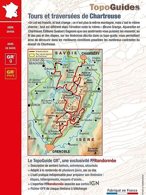 FFRP - 903 TOURS ET TRAVERSEES DE CHARTREUSE FFRP
