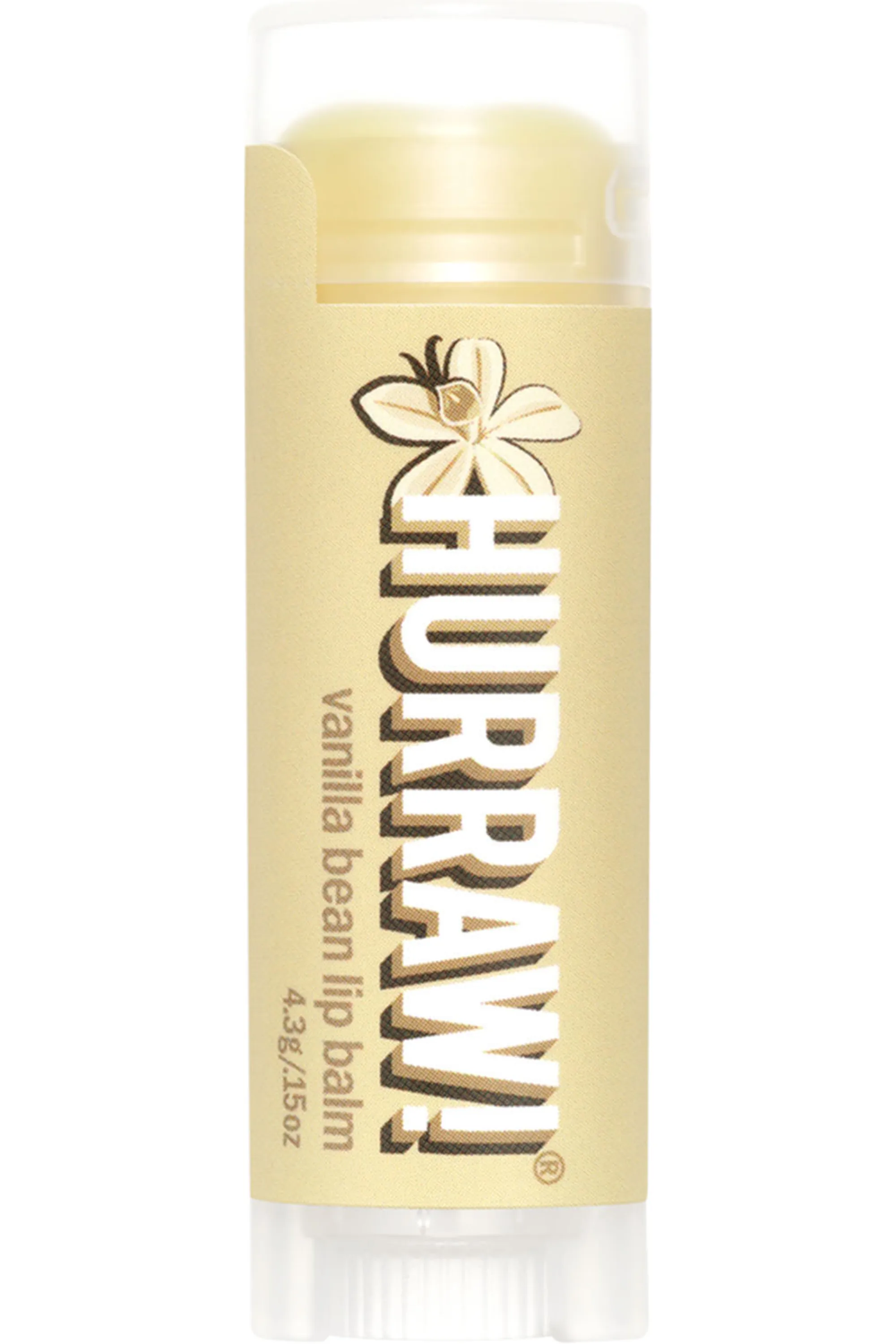 Hurraw! Baume à lèvres naturel Vanille-4.8 g