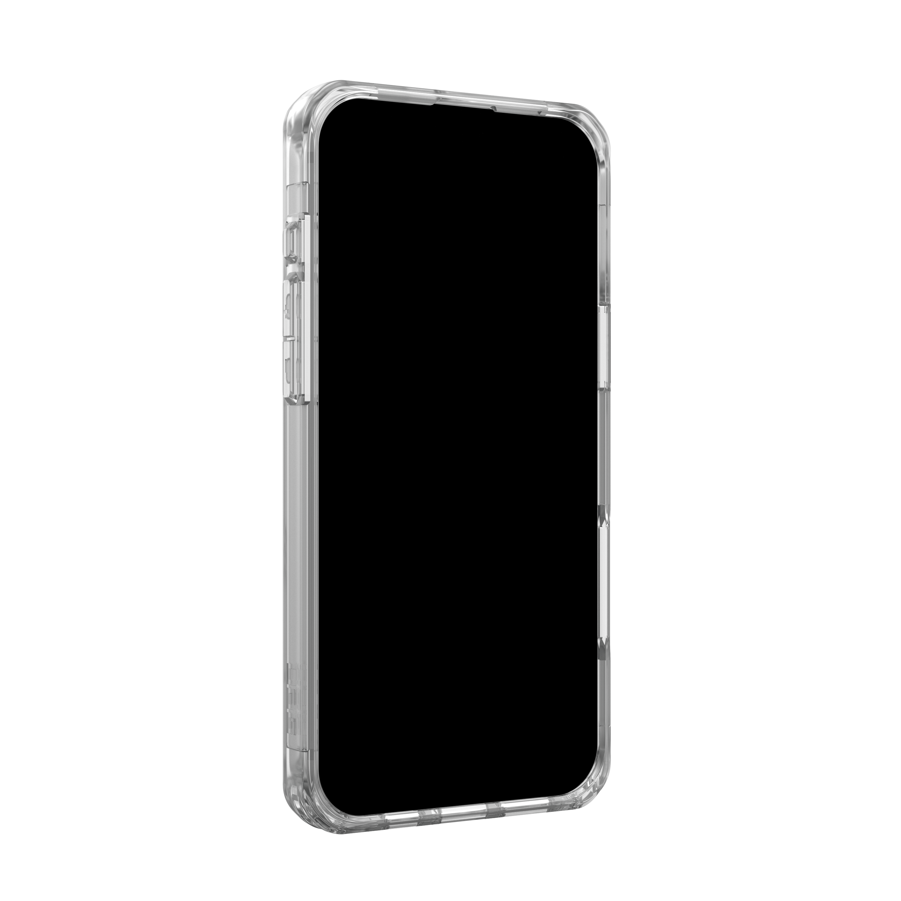 iPhone 16 Pro Max MagSafe Hybrid Schutzhülle Plyo (114481114333) - Transparent (Silber)