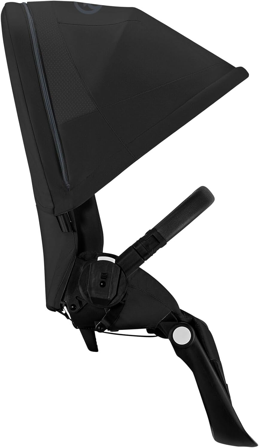CYBEX Siège Gold pour poussette GAZELLE S et e-GAZELLE S, de la naissance à environ 4 ans, Noir Lune