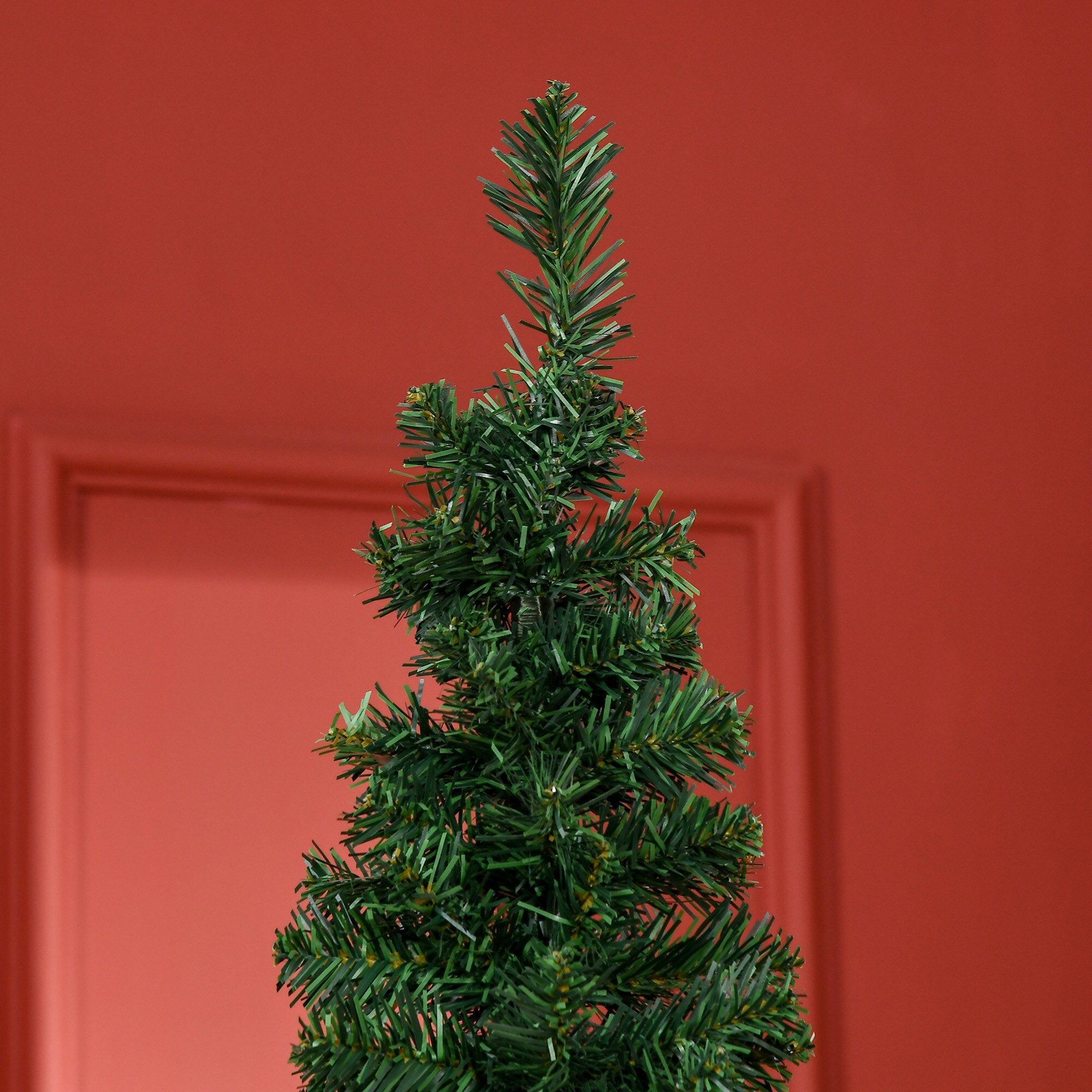 HOMCOM Tannenbaum mit Metallständer grün 81 x 210 cm (ØxH)