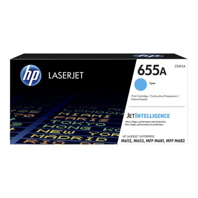 HP 655A - cyan - cartouche laser d'origine