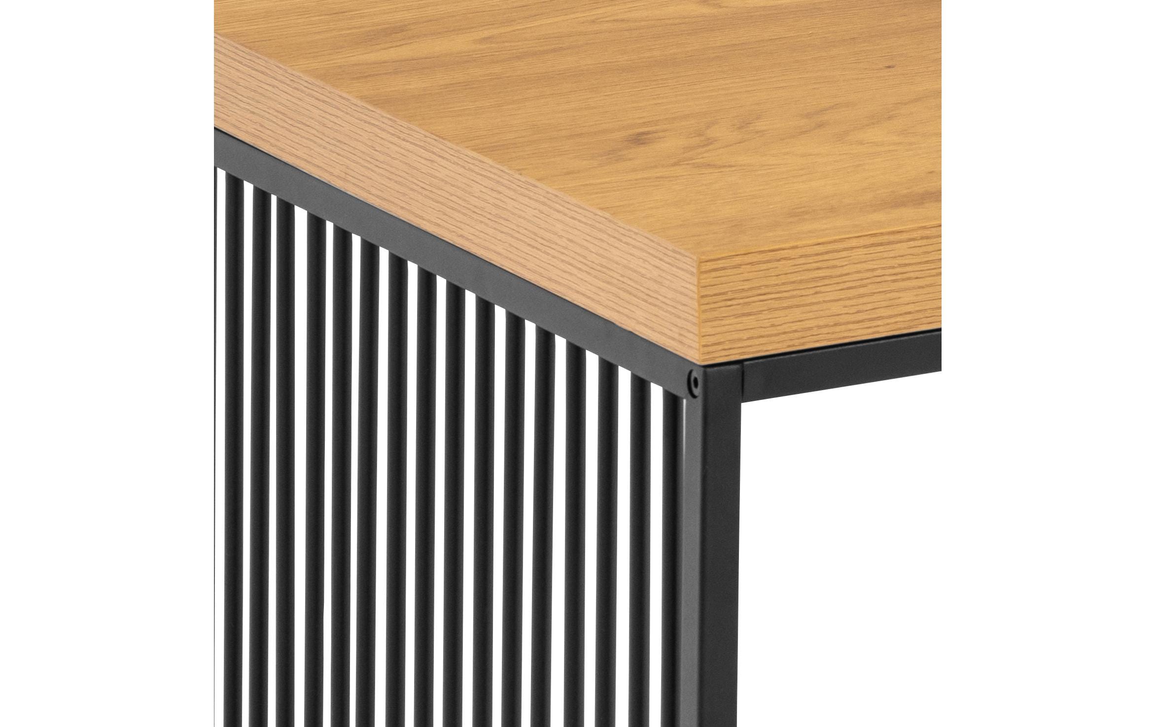 Couchtisch Strington 120 x 60 x 42 cm, Braun/Schwarz<br>Sofatisch