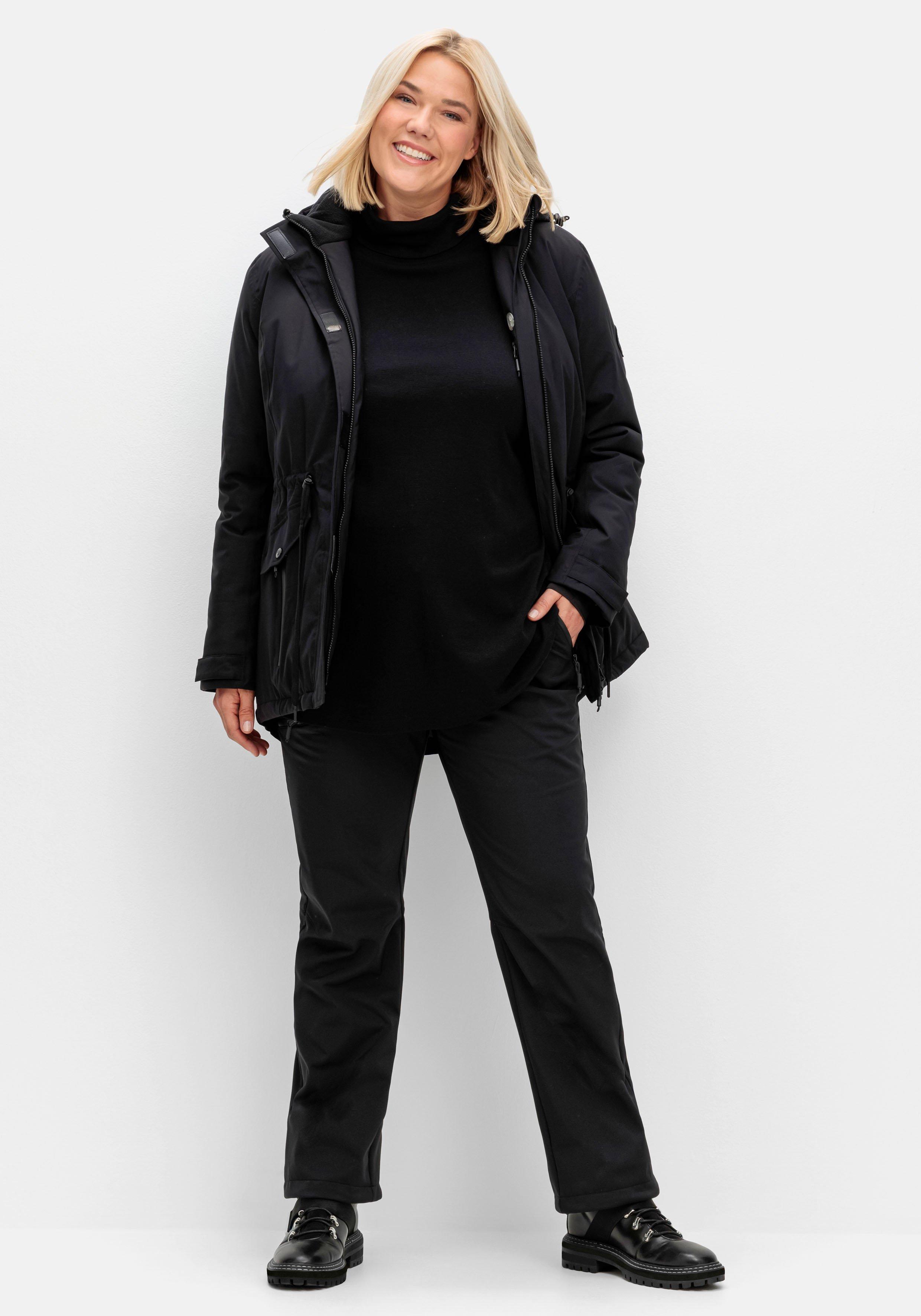 Funktionshose aus Softshell, wasser- und windabweisend