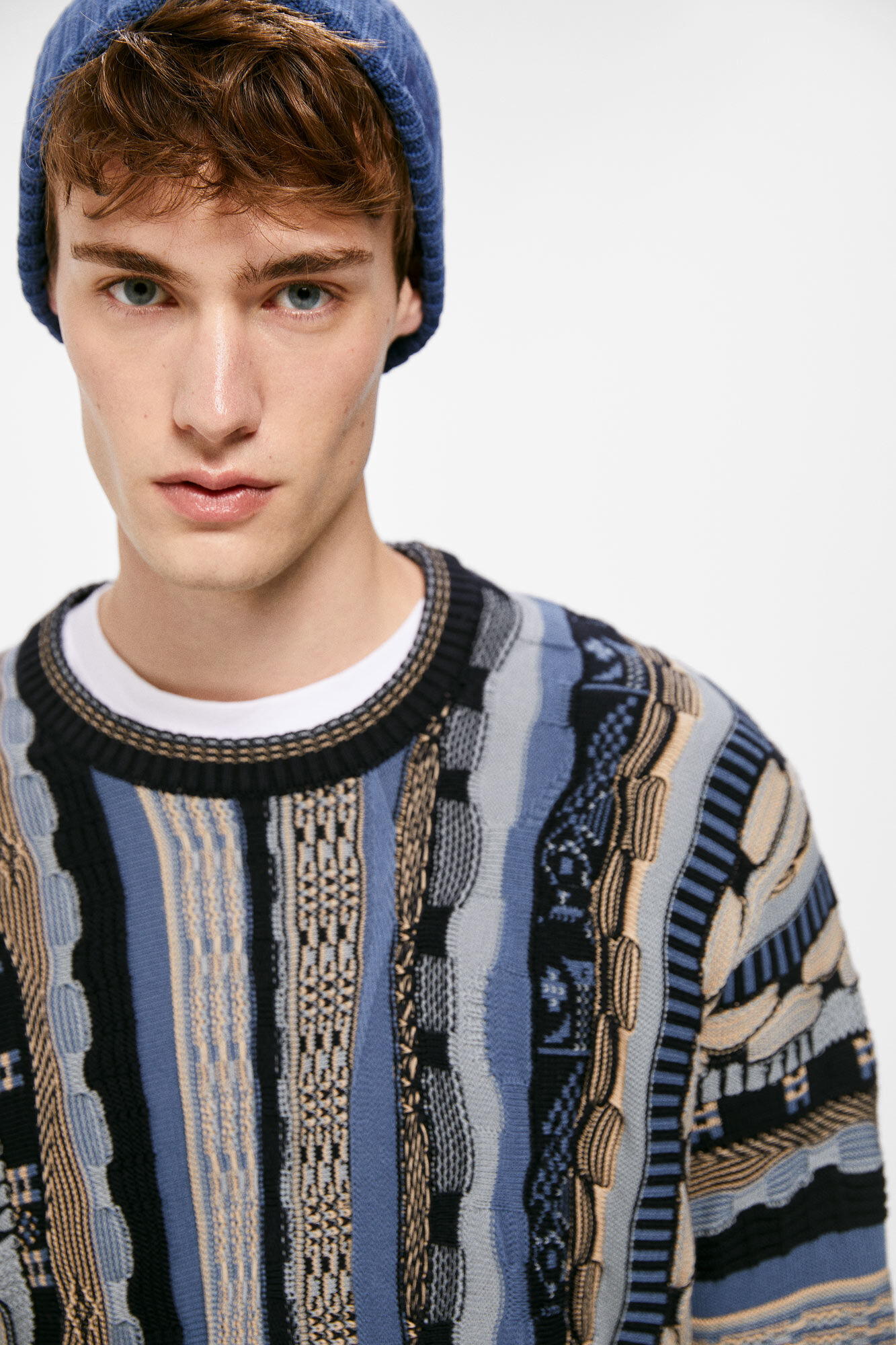 jérsei jacquard vintage