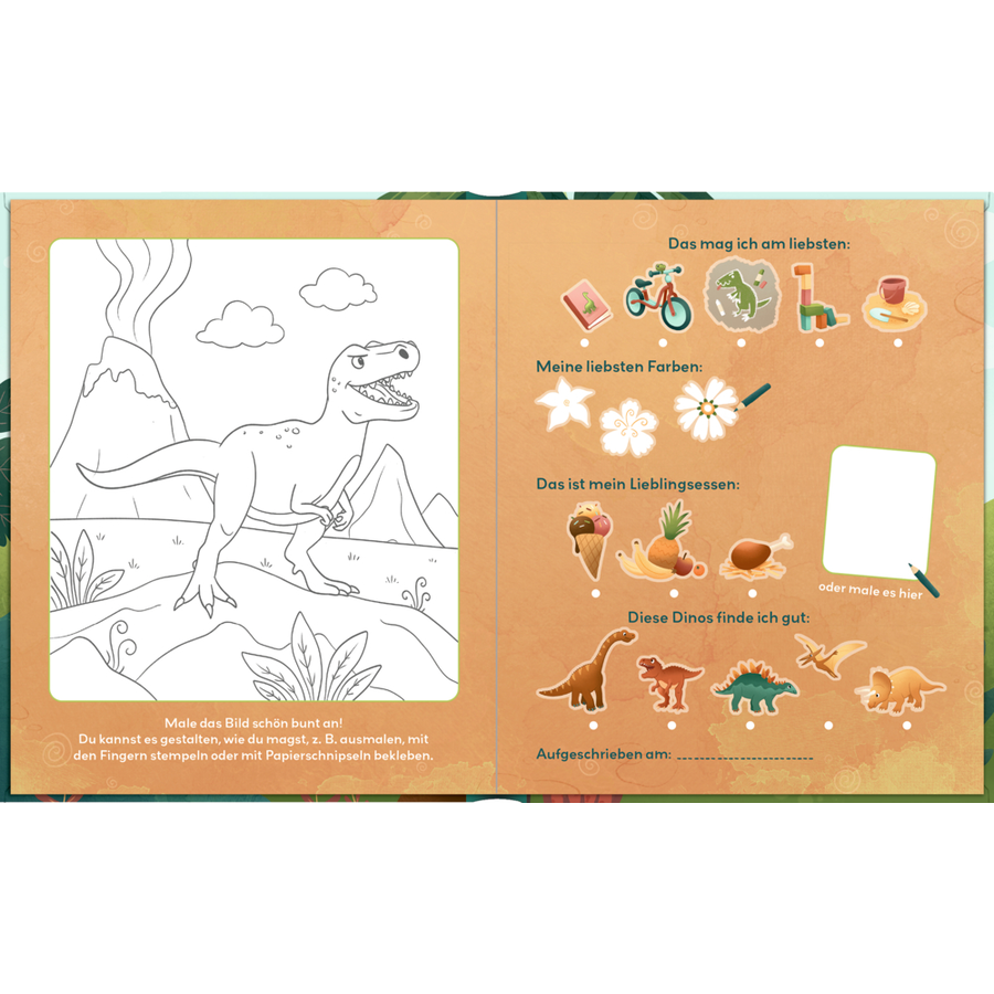 Coppenrath Freundebuch: Meine Kindergartenfreunde - Dino Friends