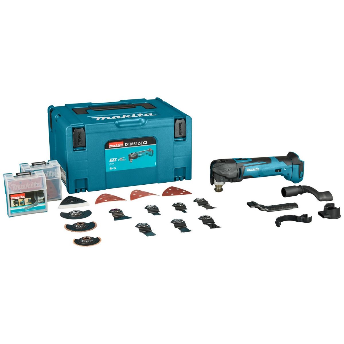 Makita DTM51ZJX3 Accu multitool   accessoires 18V Basic Body in Mbox