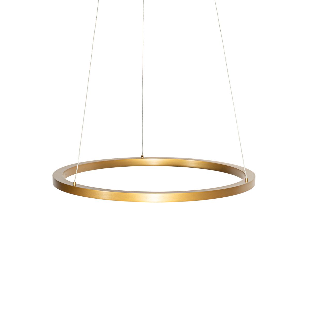 Hanglamp goud 60cm incl. LED 3-staps dimbaar - Girello