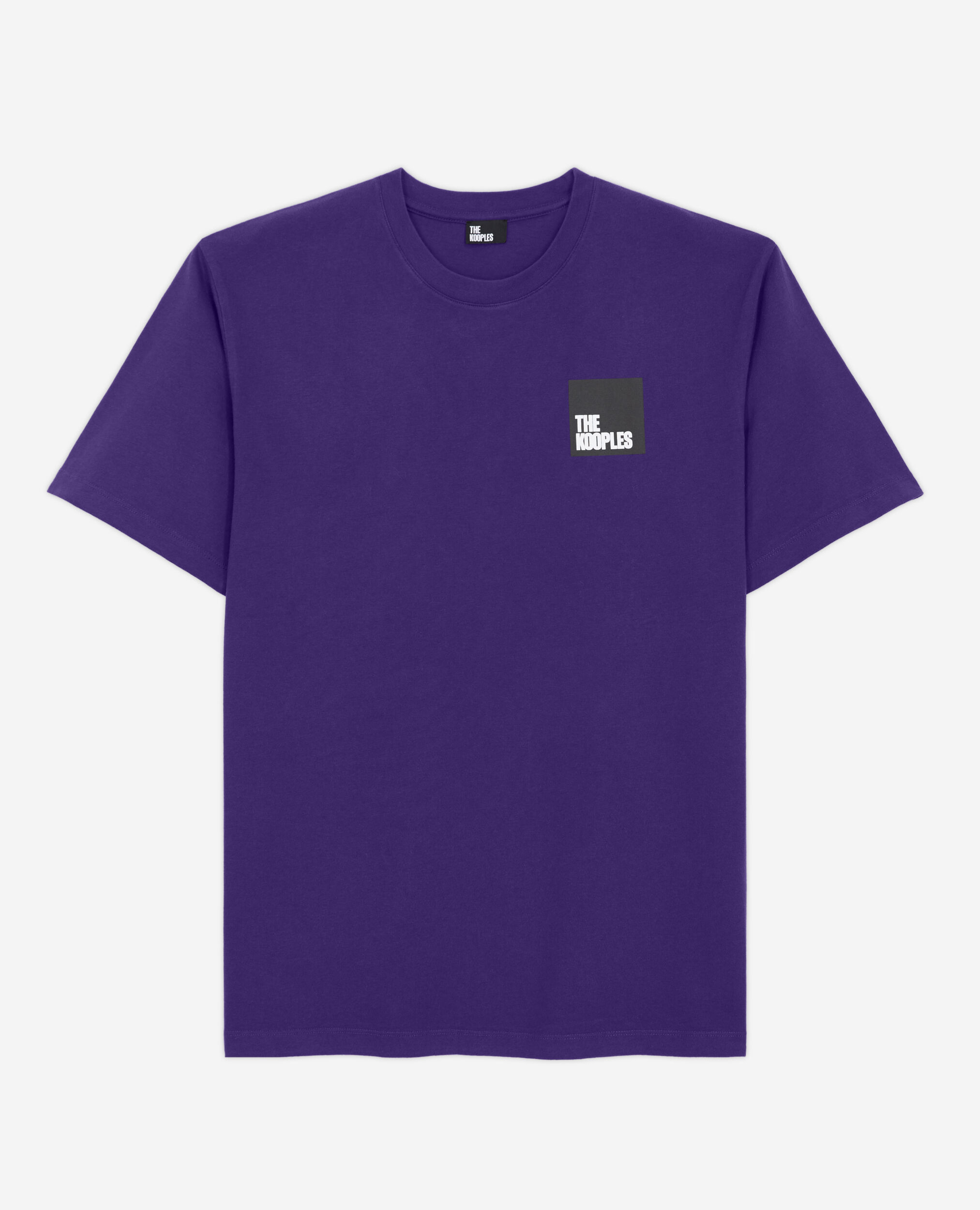 T-shirt à logo violet