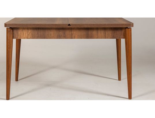 CONCEPT1 - Table Vina extensible noyer 130 x 80 x h77