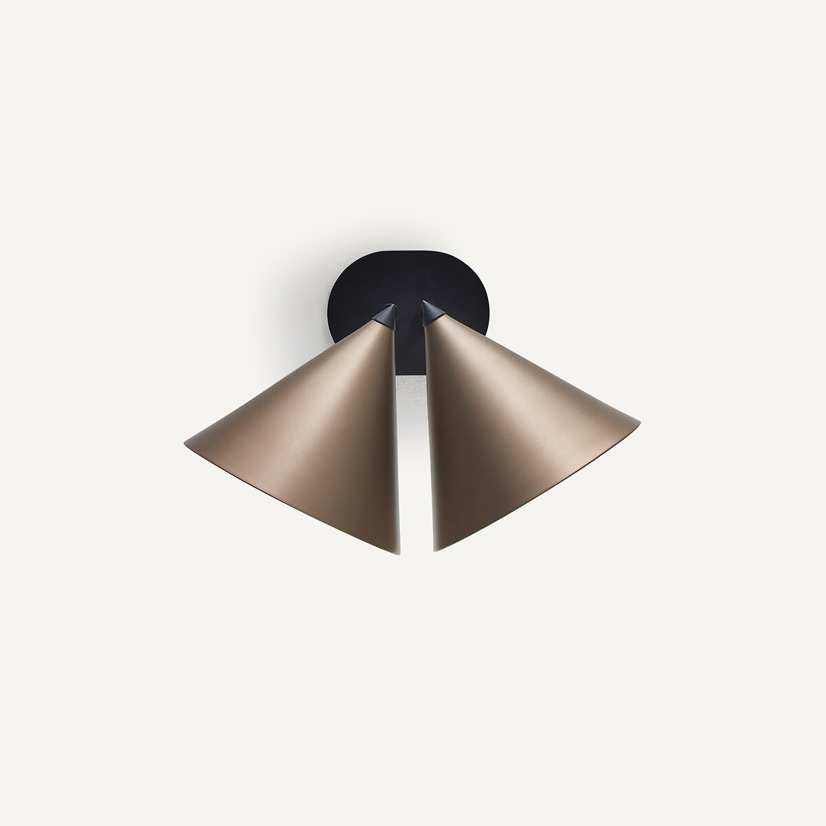 AM.PM<br>Luminária de parede de cone duplo, Moke