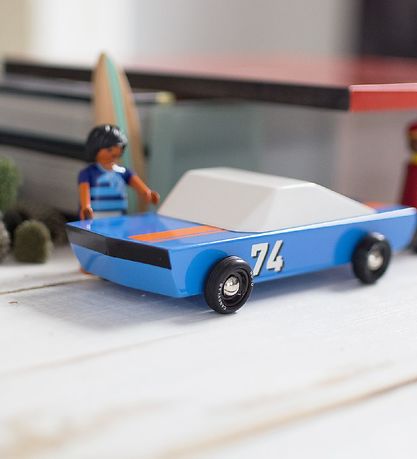 Candylab Bil - 18,3 cm - Americana - Blå74 Racer