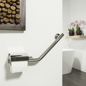 Tiger Toiletborstelhouder Boston Comfort & Safety met Wandbeugel Chroom