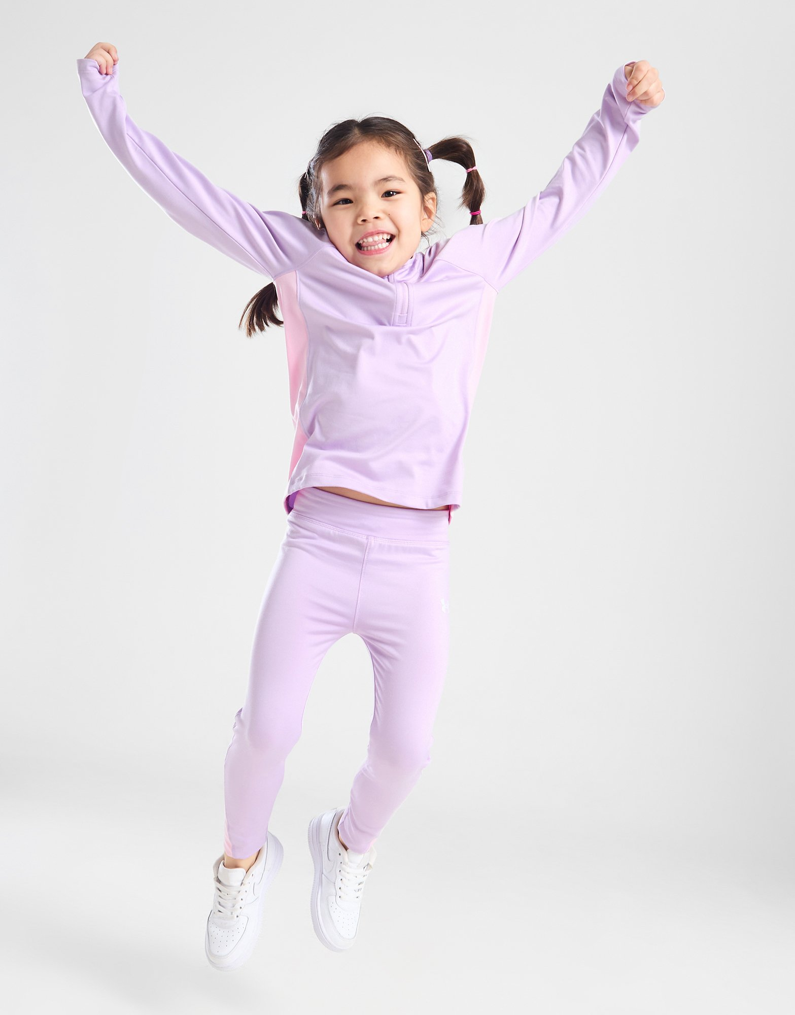 Under Armour Ensemble Haut Zippé/Legging Enfant