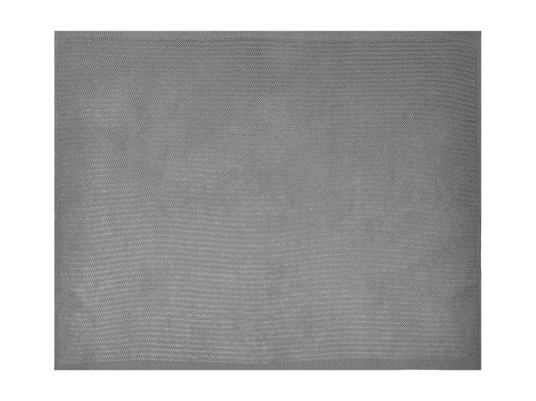Couvre-lits ILEN Coton 150 x 200 cm Gris