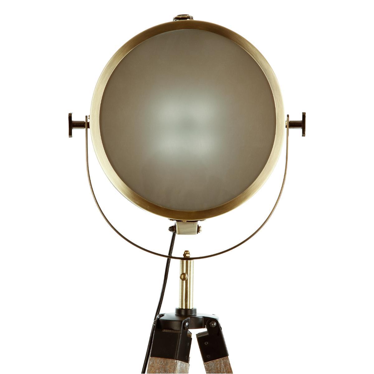 LAMPADAIRE TREPIED PIN EBOR BRONZE H.150CM