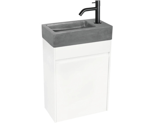 Wastafelmeubel Verschil HURA L BxHxD 39,5 x 52 cm x 21,5 cm Frontkleur wit