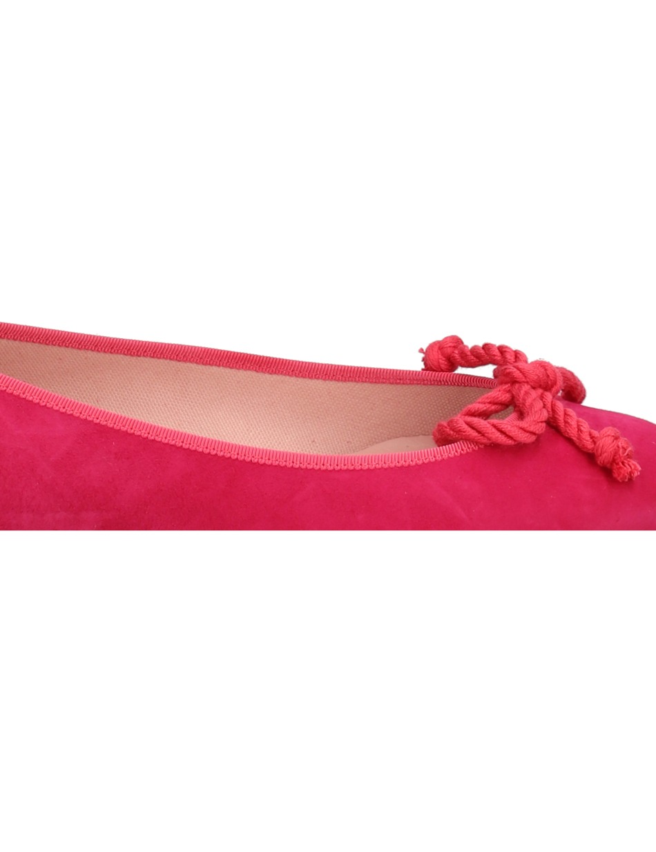 Veloursleder Ballerina