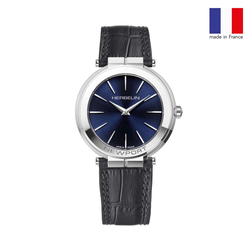Montre Michel Herbelin Newport Slim Bleu