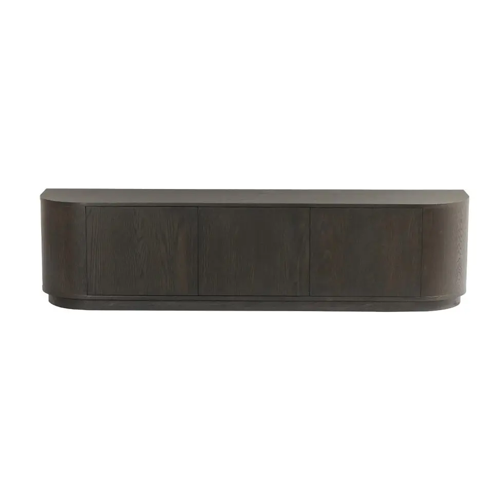 Tv-meubel Donkerbruin Eiken - 180x40x45cm - Novero