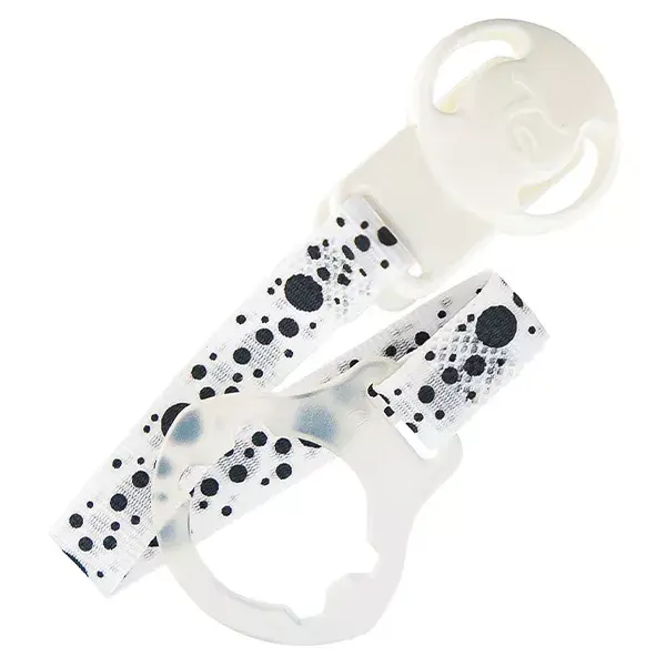 Prendedor de chupeta Twistshake branco