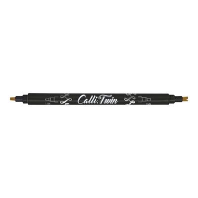 Online Calli Twin - Stylo pinceau à double embout - feutre de calligraphie - érable