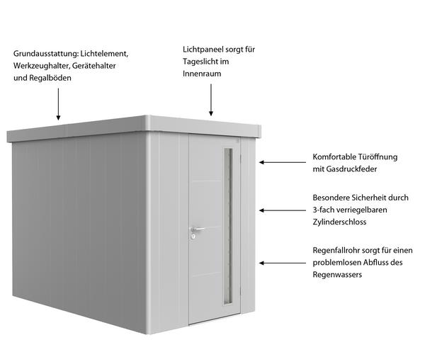 Biohort Gerätehaus Neo 3A, ca. B180/H222/T292