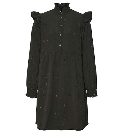 Vero Moda Girl Kjole - VmSaki - Blåck/Gold Lurex