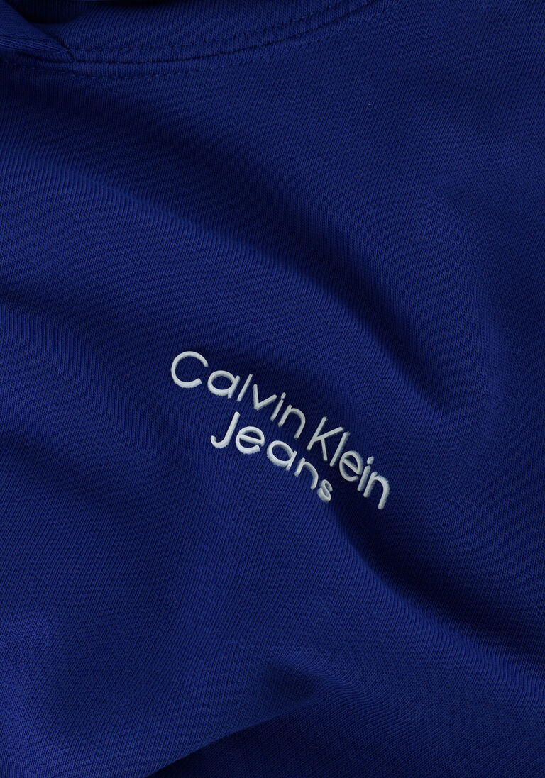 CALVIN KLEIN blauwe calvin klein trui ckj stack logo hoodie