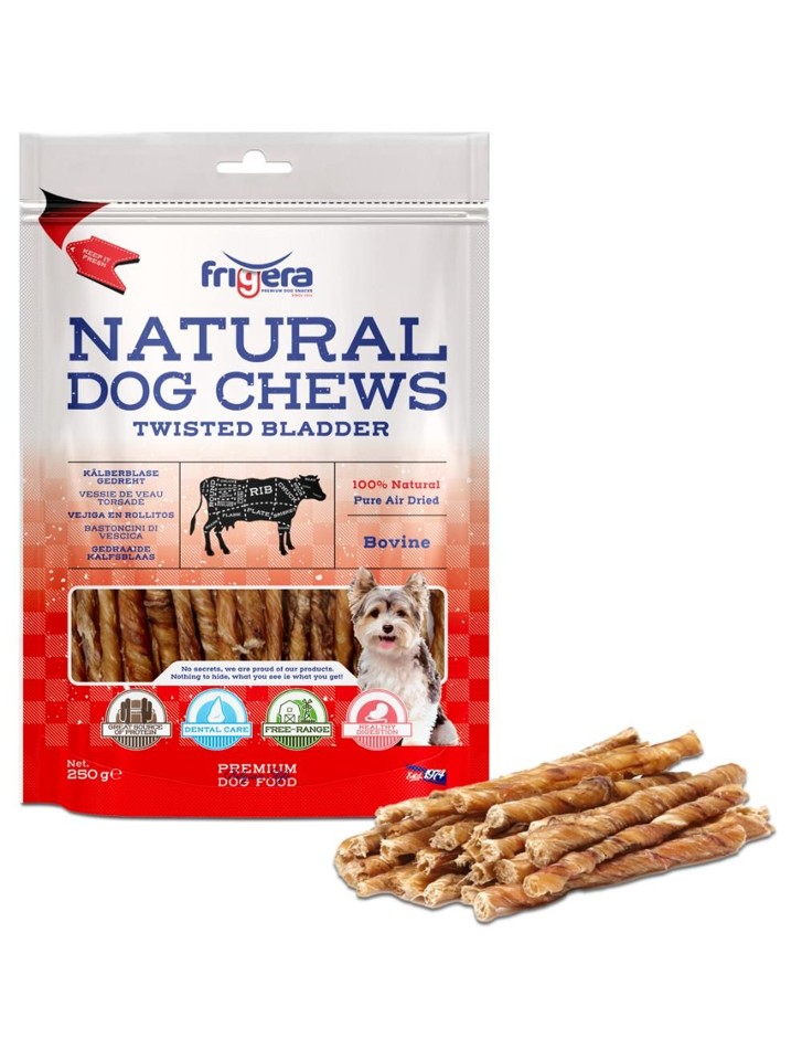 Frigera - Natural Dog Chews Okseblære 250gr