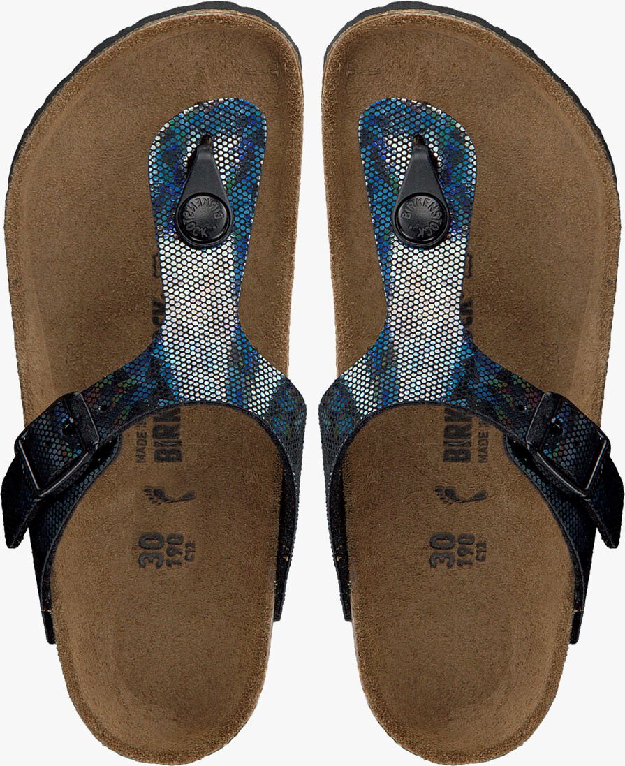 BIRKENSTOCK zwarte birkenstock teenslippers gizeh kids