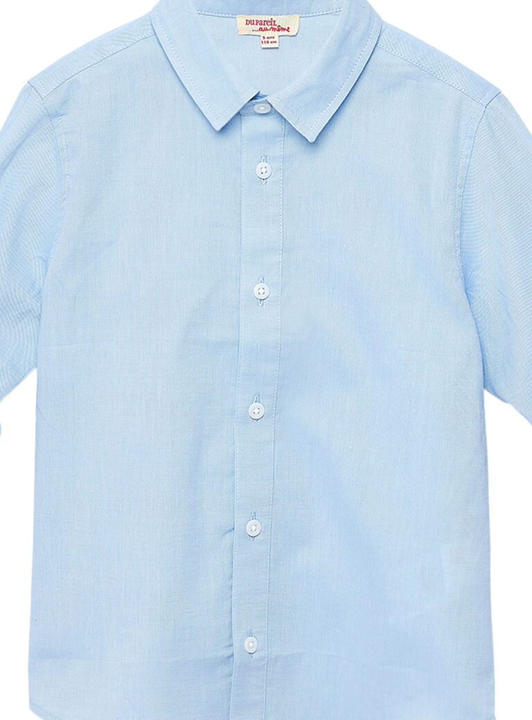 Chemise garçon bleu clair