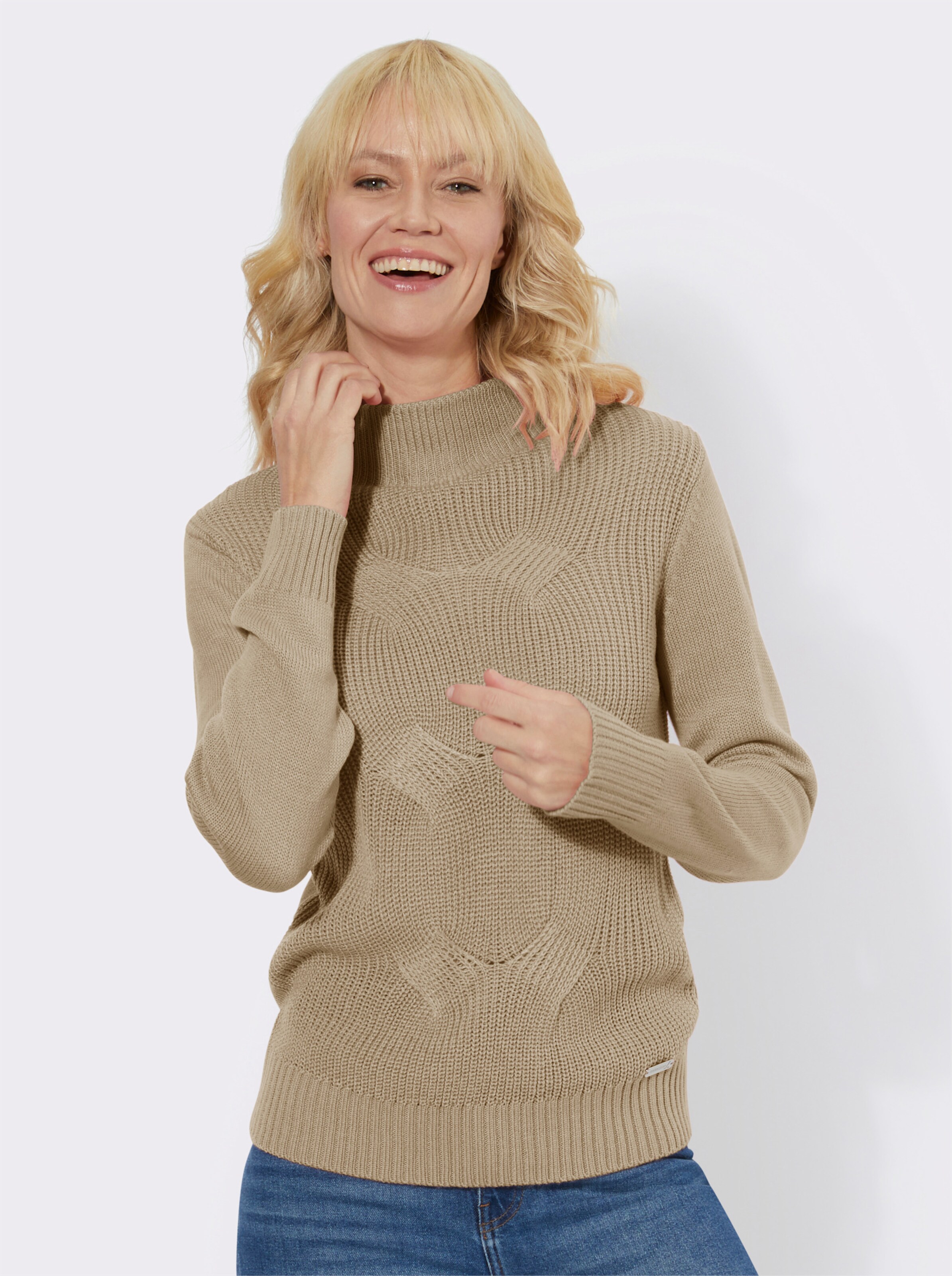 Langarm-Pullover