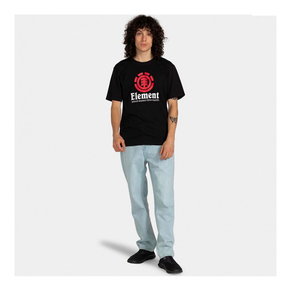 Element VERTICAL - Tee-shirt Homme flint black