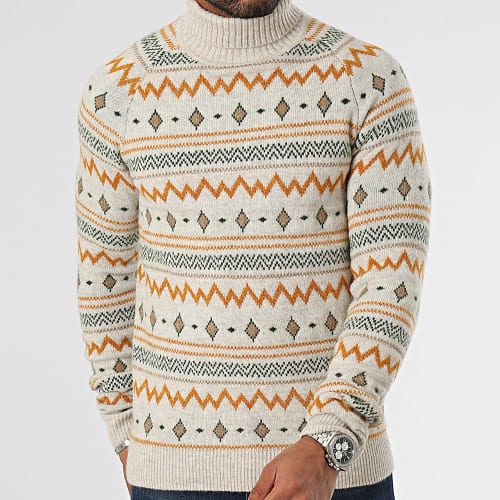Pull Col Roulé 20716107 Beige