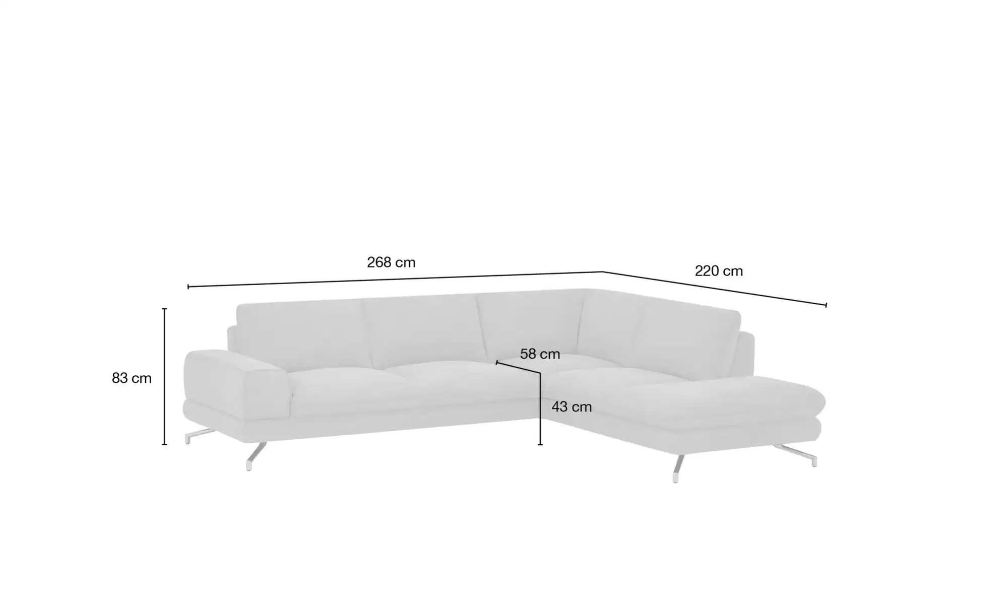 smart Ecksofa Bonika