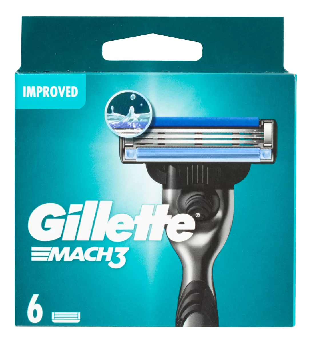 Gillette Mach3 barberblade - 6 stk.