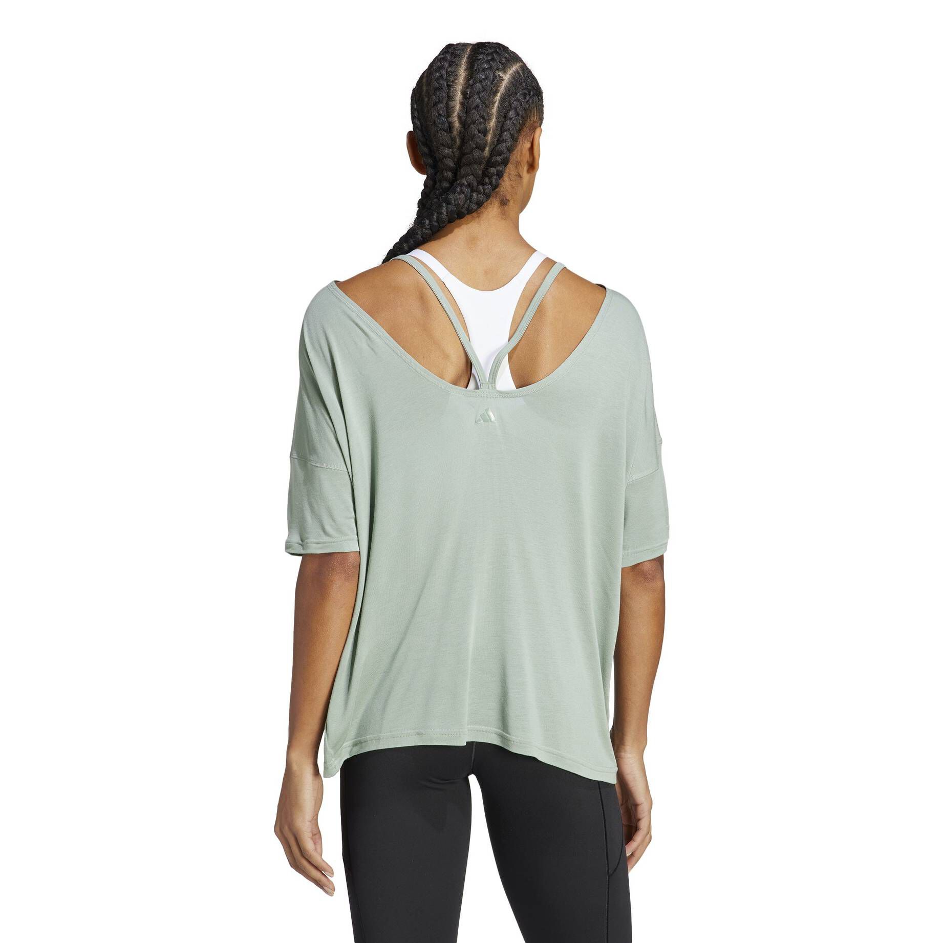 adidas Performance| Damen T-Shirt YOGA STUDIO
