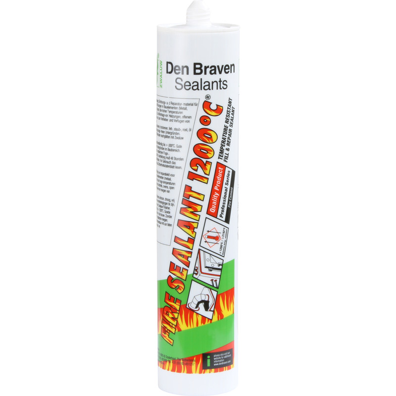 Zwaluw Fire Sealant 1200°C kachelkit Zwart 310ml