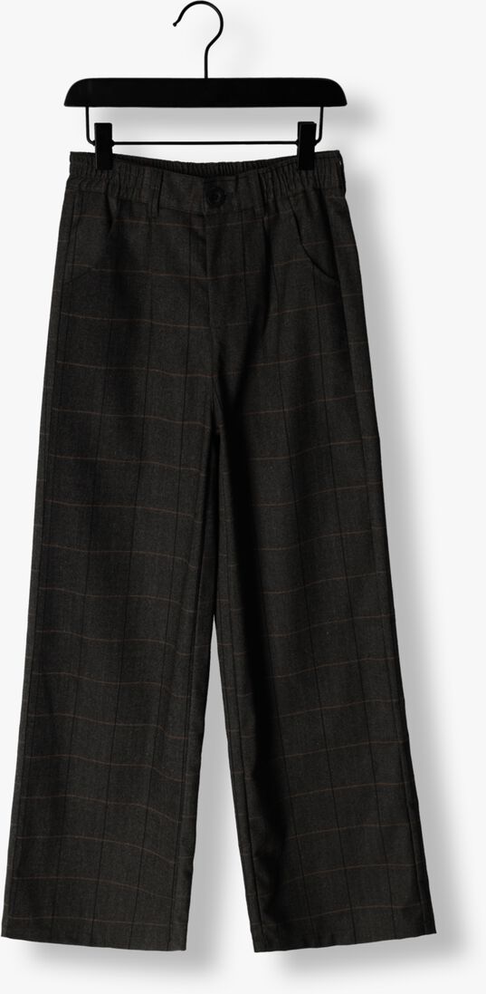 NOBELL blauwe nobell pantalon sayla girls palazzo woven check pants navy