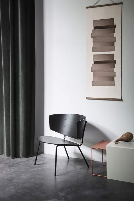Ferm Living Herman fauteuil zwart