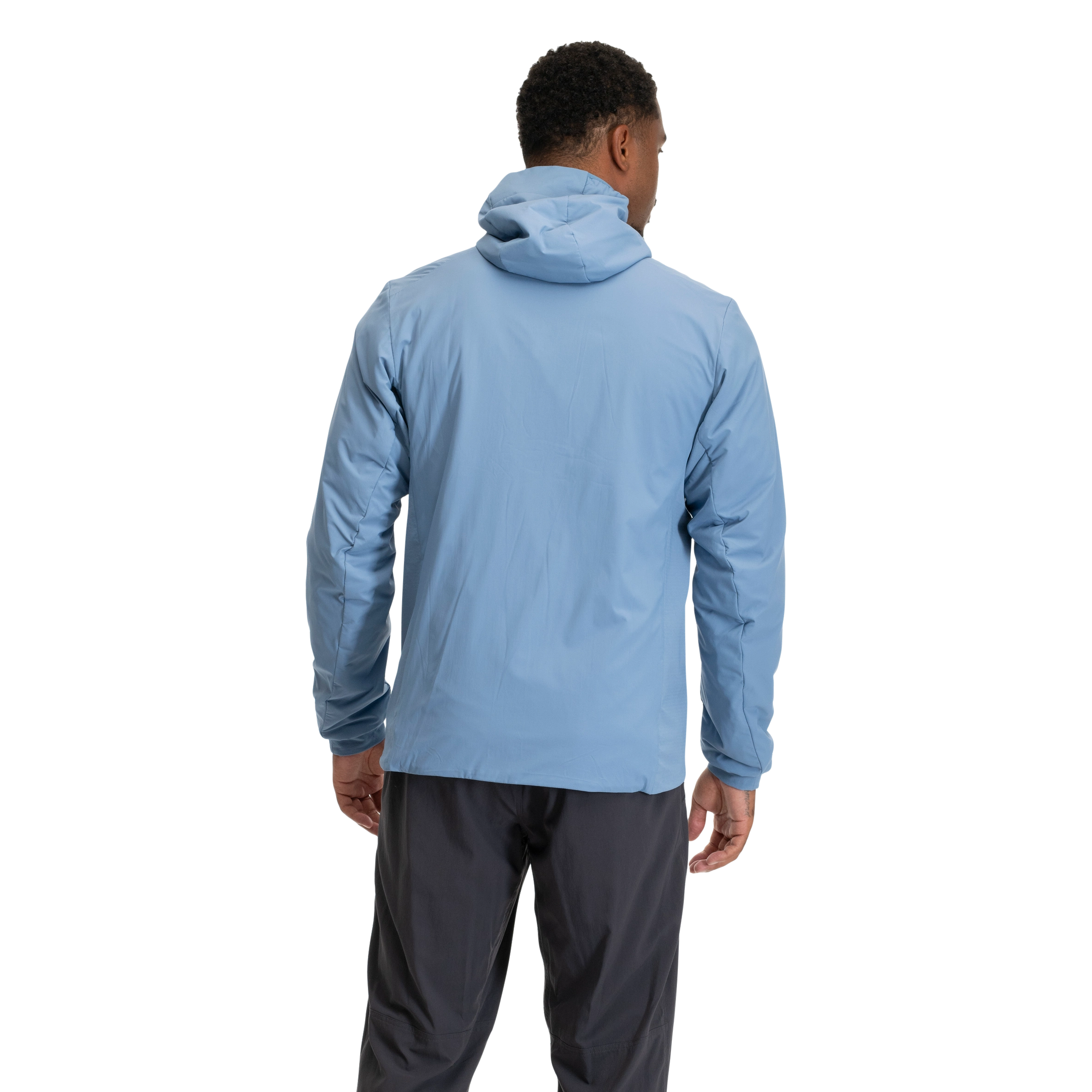 Holo Insulated Hood Jacket Men Elemental Blue