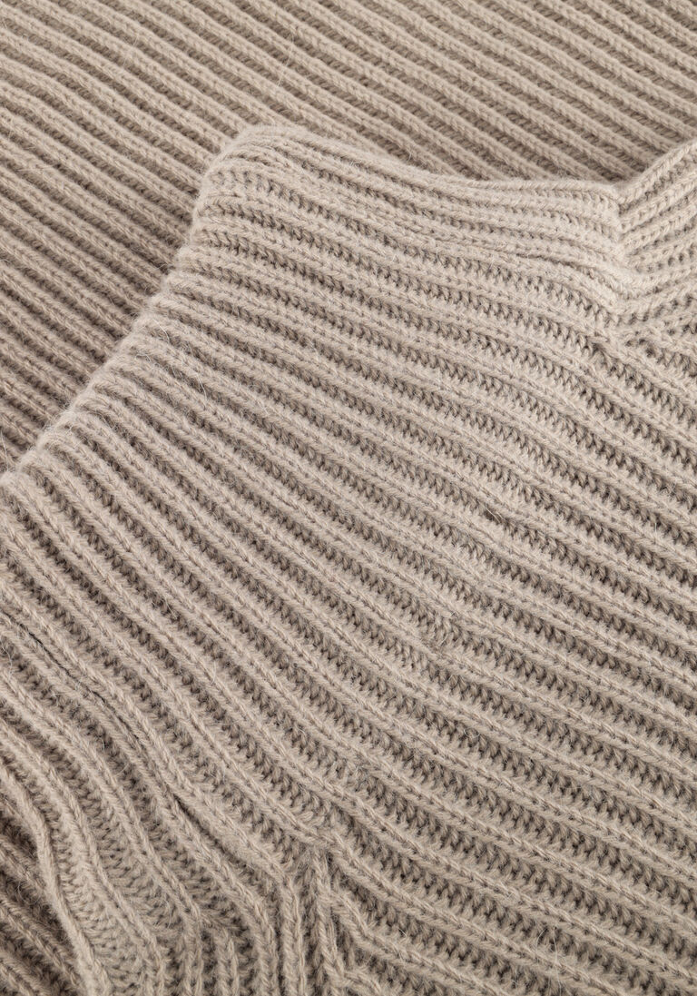 taupe drykorn trui arwen
