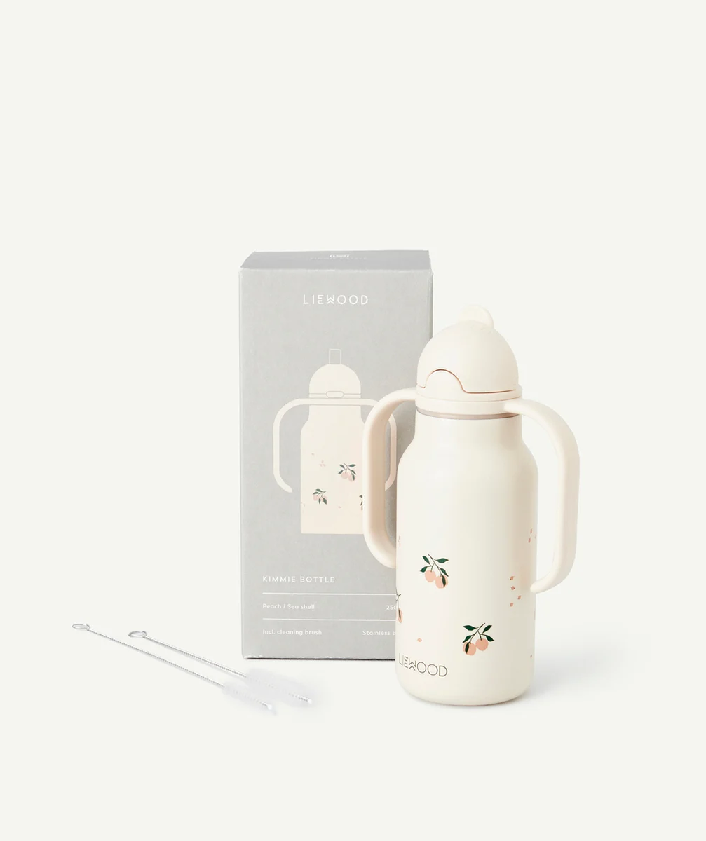 LIEWOODGOURDE EN ACIER KIMMIE 250 ML MOTIFS PÊCHES